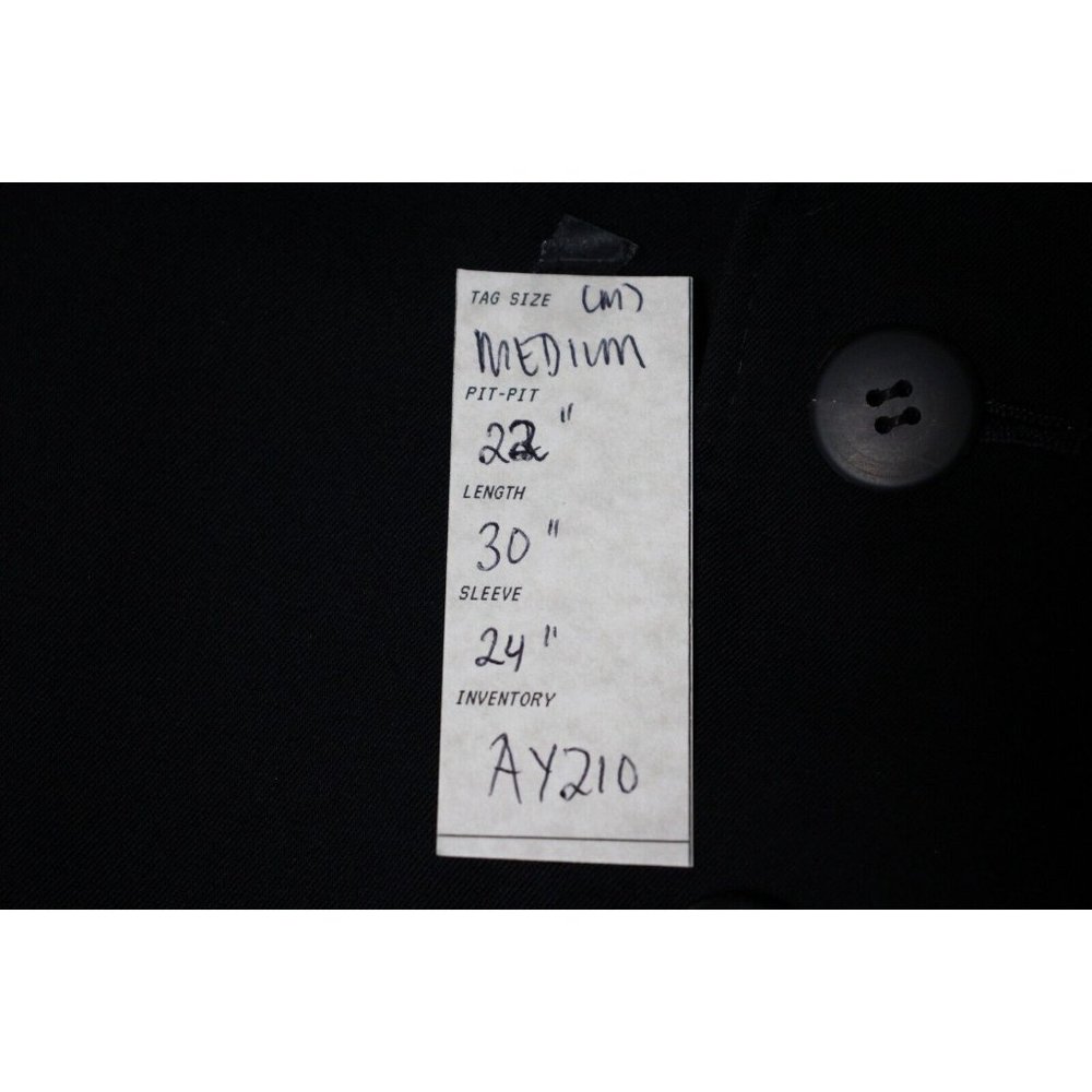 Issey Miyake Men 5-Buttons Tailored Black Jacket (ME61-FD237) Men's Medium AY210 - Picture 4 of 8